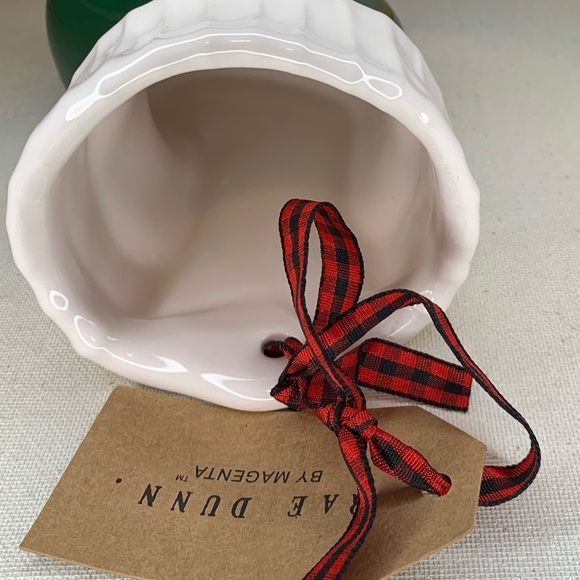 Rae Dunn Artisan Collection Ceramic Green Joy Christmas Stocking - Picture 6 of 8